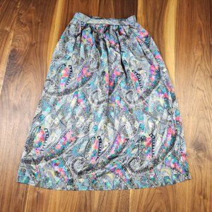 1980s Marc Anthony Paisley Skirt